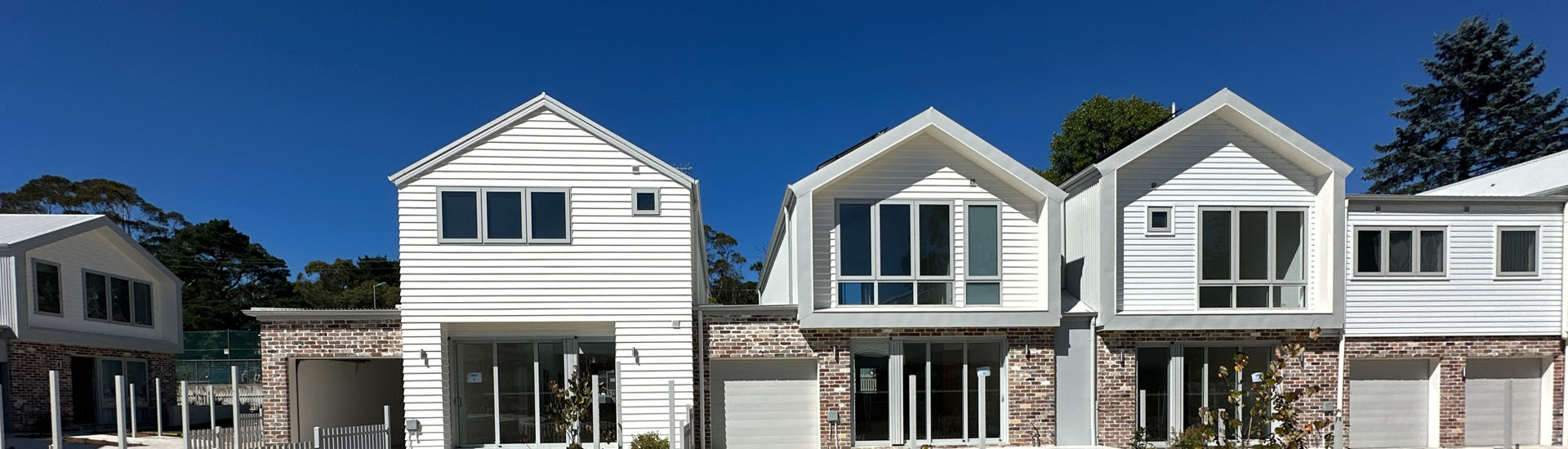 Aluminium windows and doors on a new build by a Sydney construction partner