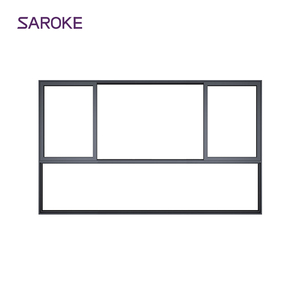 High Performance Pressure-Sealed Aluminum Sliding Window with Integrated Stainless Steel Mosquito Mesh Sliding Window
