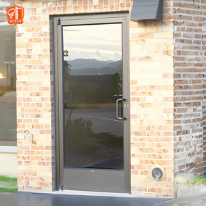 Factory Customized Colors Aluminum Commercial Door
