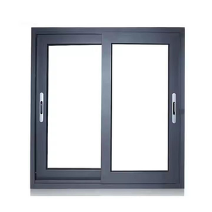 Simple Style Aluminium Sliding Window Water Proof Sound Insulated Sliding Window for Balcony Bedroom House Exterior Installation