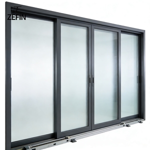 Commercial Aluminium Sliding Door Sound Insulation Minimalist Design