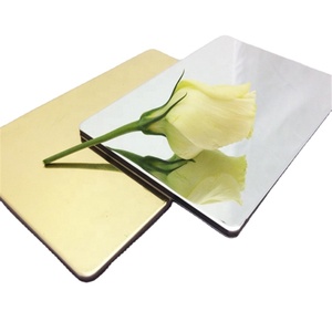 Customized Mirror ACP Gold and Silver Aluminum Composite Panel Doors