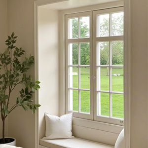 Stainless Steel French Soundproof Window Aluminum Frame