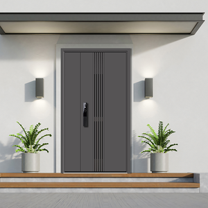 Aluminum Door High Quality Exterior Aluminum Front Door Security Anti Theft