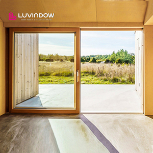 Luvindow Australia Modern Double Glazed Sliding Wooden Doors