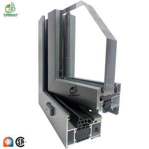 Topbright Custom Window Thermal Break Insulated Casement Window Soundproof Double Glazed