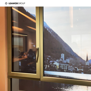 LEAWOD MLN95 Rounded Windows Aluminium Clad Wood
