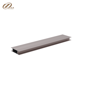 Custom Finish 6063 Aluminum Cupboard Door Section