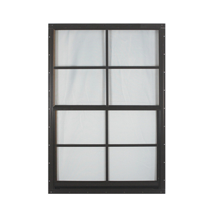 American Style Soundproof Insulated Aluminum Alloy Frame Single/Double Hung Window Cheap Custom Size Vertical Hanging Fiberglass