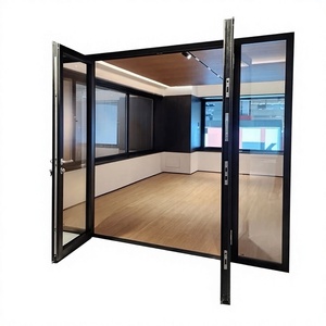 Aluminum Alloy Thermal Break Casement Door With Multi Point Locking