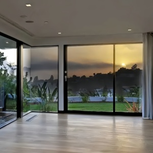 Customized Aluminium Fixed House Window Double Glass Large Sliding Windows