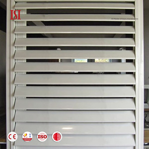 Modern Outdoor Aluminium Alloy Louver Vertical Opening Window Blinds Shutters
