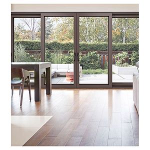 Outdoor Weatherproof Aluminum Door Stable Structure Aluminum Door for Garden