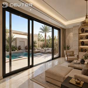 Heavy Duty Aluminum Lift Slide Doors Thermal Break Energy Efficient