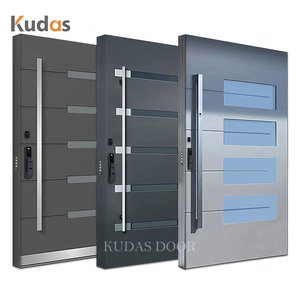 Modern Soundproof Windproof Seal Cast Aluminum Front Entry Pivot Door
