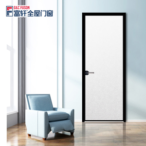2025 Cool Contemporary Style High Quality Waterproof Casement Door Tempered Glass Side Opening Aluminium Door