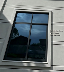 Modern Heavy Duty Aluminum Sliding Window Storm Proof Cyclone Resistant High Water Tightness Coastal Villa Resort Project