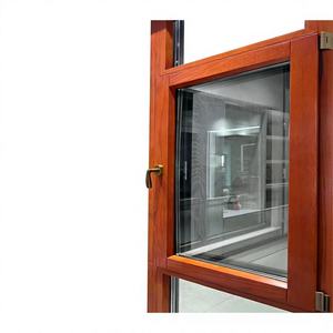 HUACAI North American Red Oak Aluminum Wood Composite Tilt and Turn Window