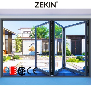 Customized Aluminum Profile Bi-fold Doors NFRC AS2047