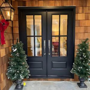 Modern Design Aluminum Casement Doors Swing Style