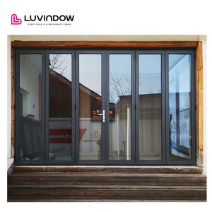 Soundproof Aluminium Laminated Flush Bi-fold Stacker Door