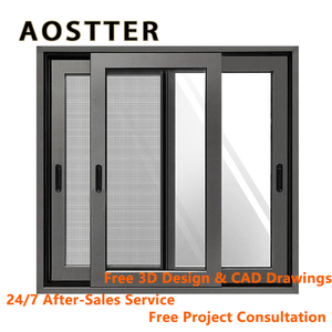 NFRC Standard Heat Insulation House Windows Aluminium Sliding Windows