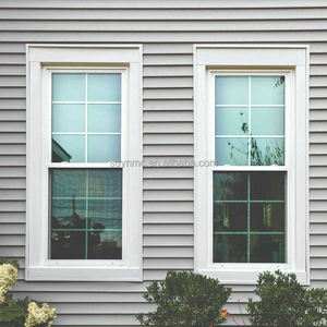 Energy Saving Double Hung Window, LowE Insulated Glass Vertical Sliding Window for Home Replacement