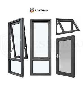 Soundproof Aluminum Casement Windows With Screens