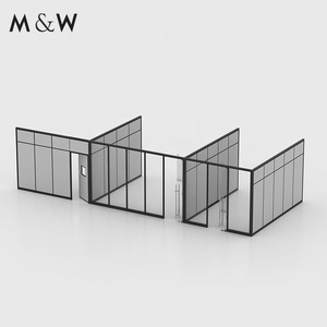 M&W Furniture Luxury Panel Glass Divider Modular Office Partition