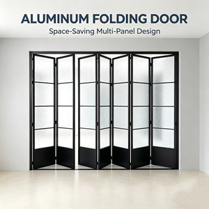 Minimalist Aluminum Folding Sliding Door