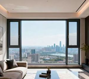Modern Custom Residential Aluminum Swing Window Energy Star Qualified
