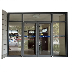 Soundproof Aluminum Alloy Swing Glass Double Door
