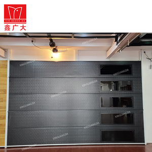 Modern Aluminum Alloy Sectional Overhead Insulated Waterproof Minimalist Flap Sliding Garage Door