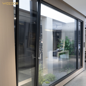 Wazzor Customizable Double Glazed Aluminium Casement Windows