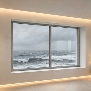 Modern Aluminum Tilt & Turn Horizontal Swing Windows