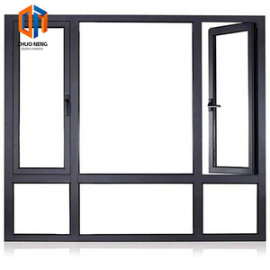 NFRC Soundproof Double Glazed Insulated Aluminium Glass Casement Window
