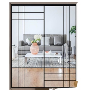 Best-selling Aluminium Alloy Double Glass Interior Sliding Pocket Doors Sliding Doors Supplier