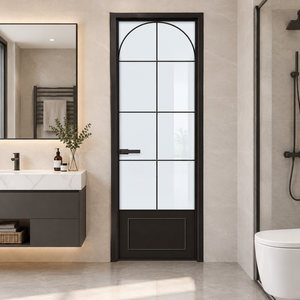 Aluminum Casement Door Interior Bathroom Waterproof Door