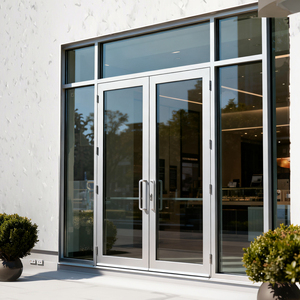 Double Aluminum Alloy Commercial Storefront Door