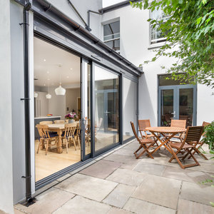 Heavy Duty Aluminum Sliding Glass Door NFRC Certified Impact Resistant