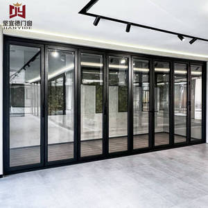 Modern Triple Link Aluminum Weatherproof Folding Door