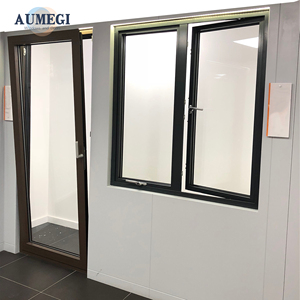 Aumegi Apartment Casement Windows Crank Handle Black Casement Window Philippines Glass Window Tilt and Turn