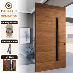 2026 OEM PSL Strong Composite Aluminium Villa Home Residential Entrance Security Front Pivot Entry Doors Exterior for Houses