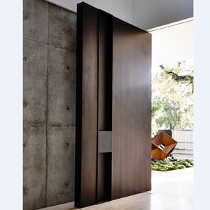 Italian Luxury Design Custom High Quality Exterior Entrance Door Exterior Security Front Pivot Door Modern Entrance Pivot Door