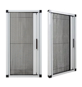 Anti Mosquito Bug Retractable Plisse Net Window Aluminum Alloy Frame Pleated Insect Screen Door