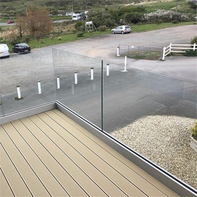 Glass Balustrades with Aluminium U Channel System