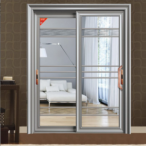 Aluminum Sliding Doors Slim Line Design High Permeability Glass