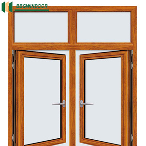 Tempered Glass Aluminum Clad Wood Window