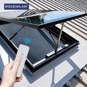 Automatic Aluminum Tempered Glazed Skylight Rooflights