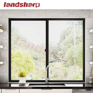 High-Quality Customized Glass Sliding Windows with Aluminum Profile, Shutter, and Screen